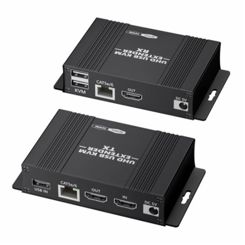Émetteur-récepteur audio vidéo D5-2/D6-2, extension KVM HDMI 4K, extension LAN HDMI vers RJ45, prise : SH29021823-08
